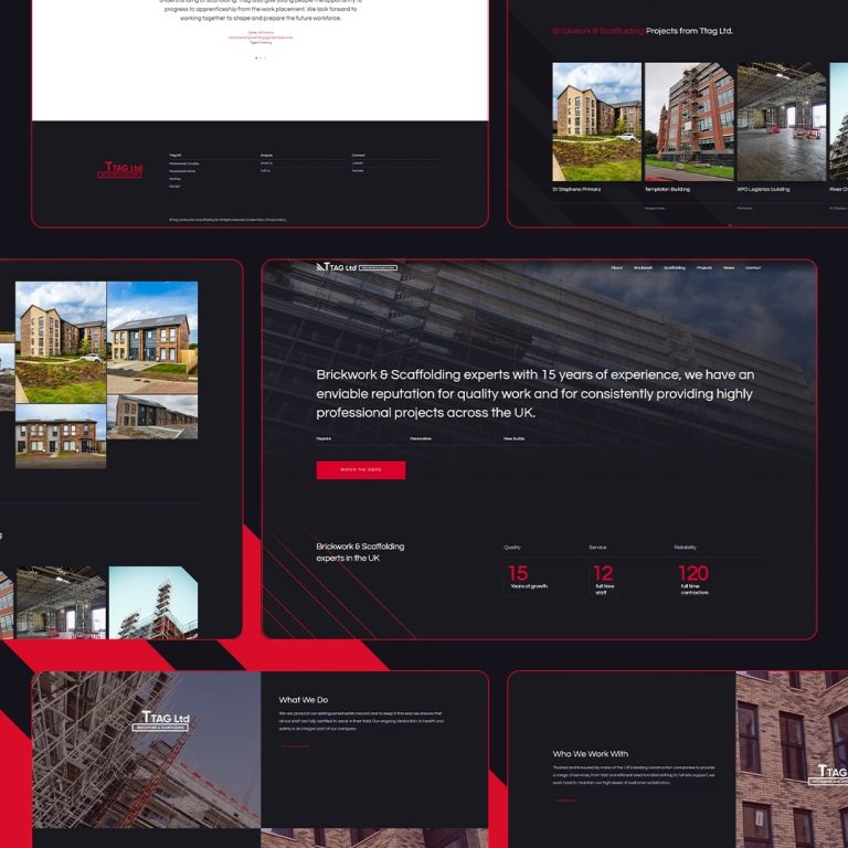 construction website developers